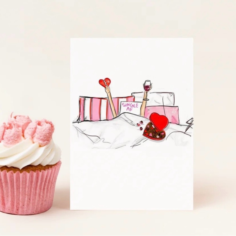 Valentine’s Day Greeting Card Melsy’s Illustrations